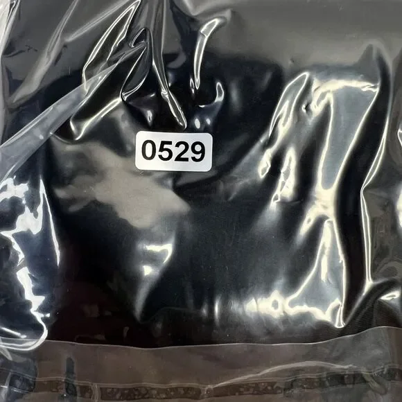 P'Tula Size S Sports Bra Black Racerback High Neck Women's Stretch Back Logo - Picture 8 of 8